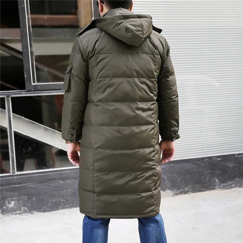 TEAEGG, зимнее пальто, мужской пуховик, 5XL, 6XL, 7XL, 8XL, белый утиный пух, куртка для мужчин,, Chaqueta, Pluma Hombre, теплые парки, AL273