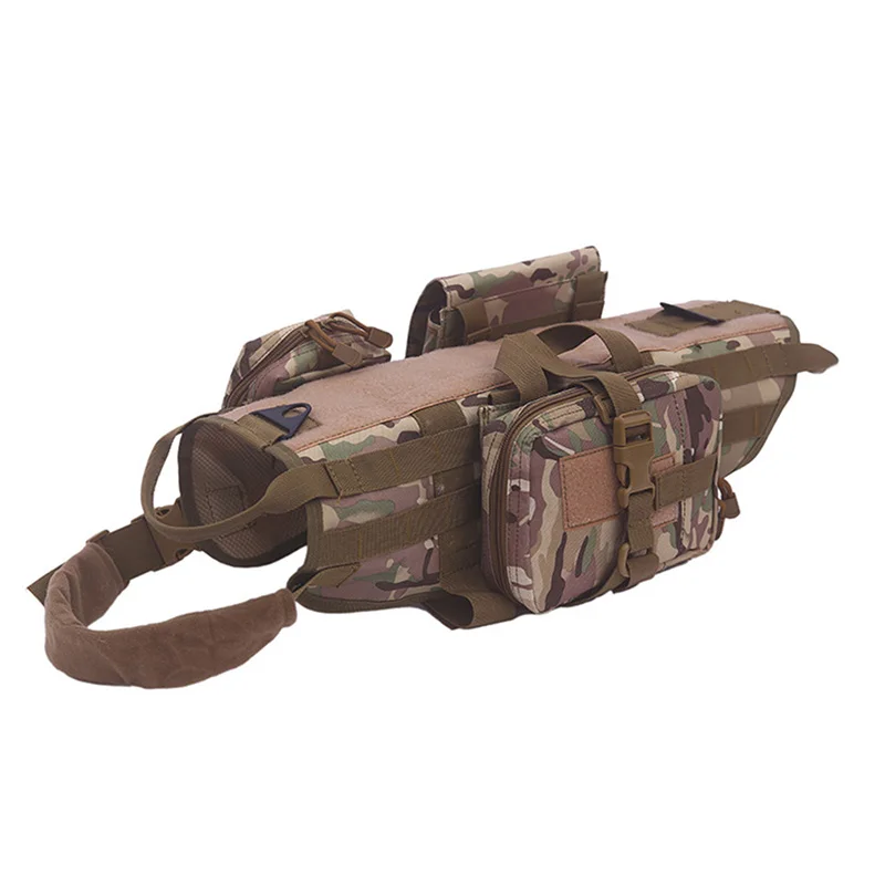 Аксессуары для крупных собак «Охотничья боевая куртка» для использования на открытом воздухе, тактическая одежда армии, грудной жилет для тренировок.