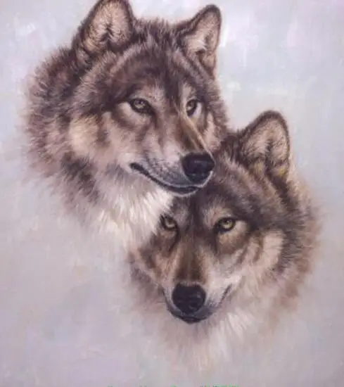 

Diamond Painting Full Square Wolf Diamond Embroidery Needlework Diy Rhinestones Mosaic Pattern Hobby Crafts Europe