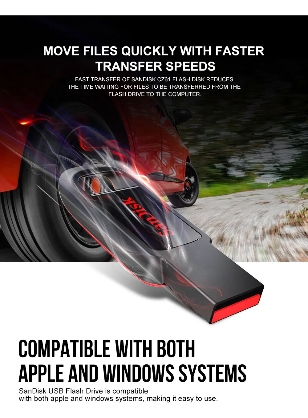 SanDisk CZ61 USB флеш-накопитель 64 ГБ 32 ГБ USB 2,0 металлический шифрованный флеш-накопитель 16 Гб карта памяти запоминающее устройство U диск