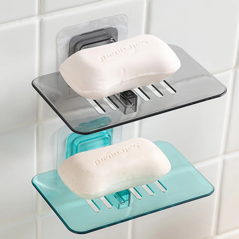 Soap Box Kitchen Bathroom Accessories Dish Suction Holder Wall-mounted Storage Rack Stand Cup JWYGJ77 | Дом и сад