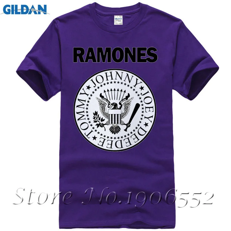 Большие размеры М ~ 5XL для мужчин рок группы Ramones футболка Homme Для Мужчин's JOEY