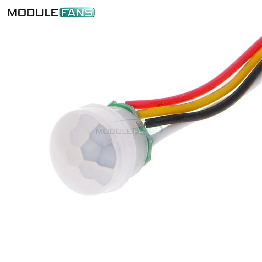 DC 5 V-24 V 12 Вт светодиодный инфракрасный датчик движения из PIR мини шкаф Сенсор детектор обнаружения переключатель автоматический выключатель освещения