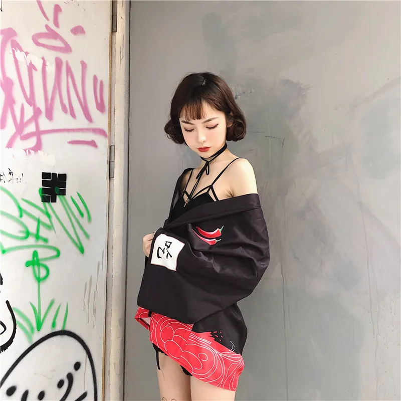 Женское кимоно кардиган Haori свободное в японском стиле на лето 2019|Одежда Азии и