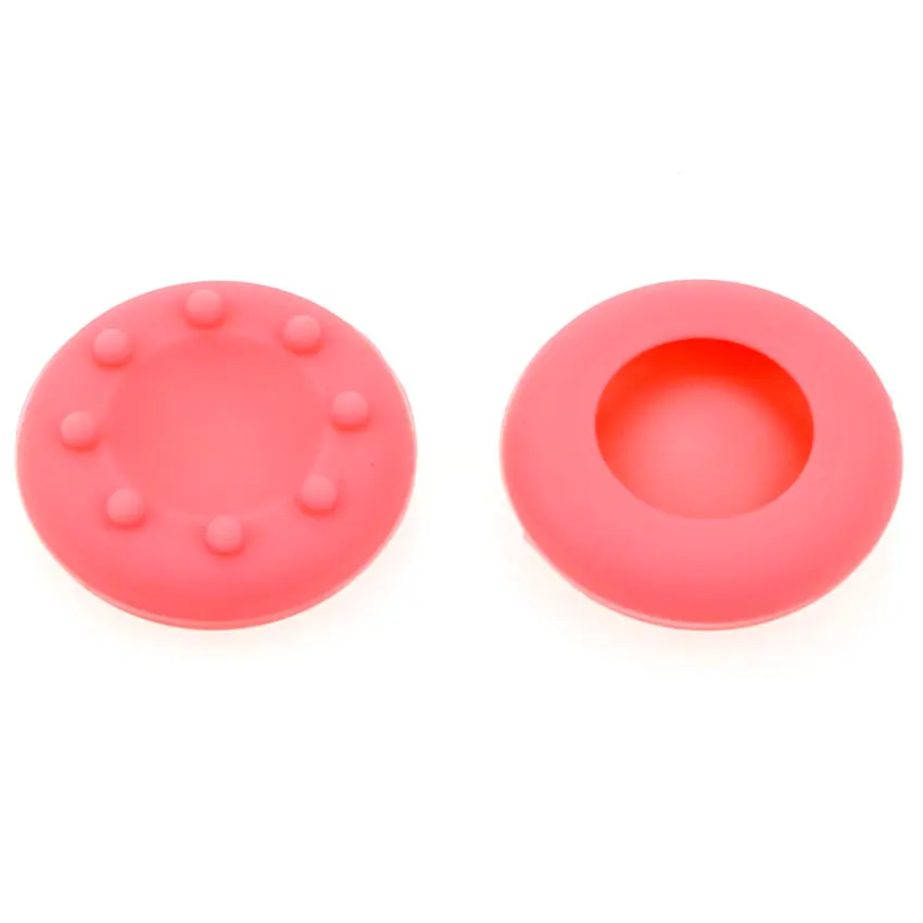 Pink ChengHaoRan 2 шт. аналоговый контроллер ручка колпачок Чехол кожного покрытия для sony playstation 4 PS4 PS3 Xbox One 360 джойстик - Цвет: Pink