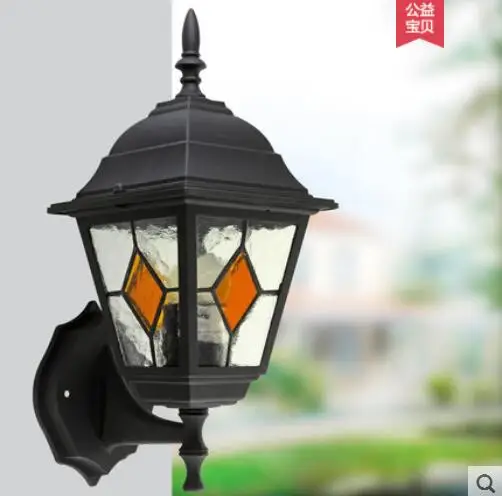 

Наружные настенные светильники, уличная водонепроницаемая лампа в стиле континентального ретро, для виллы, двора, балкона, коридора, сада