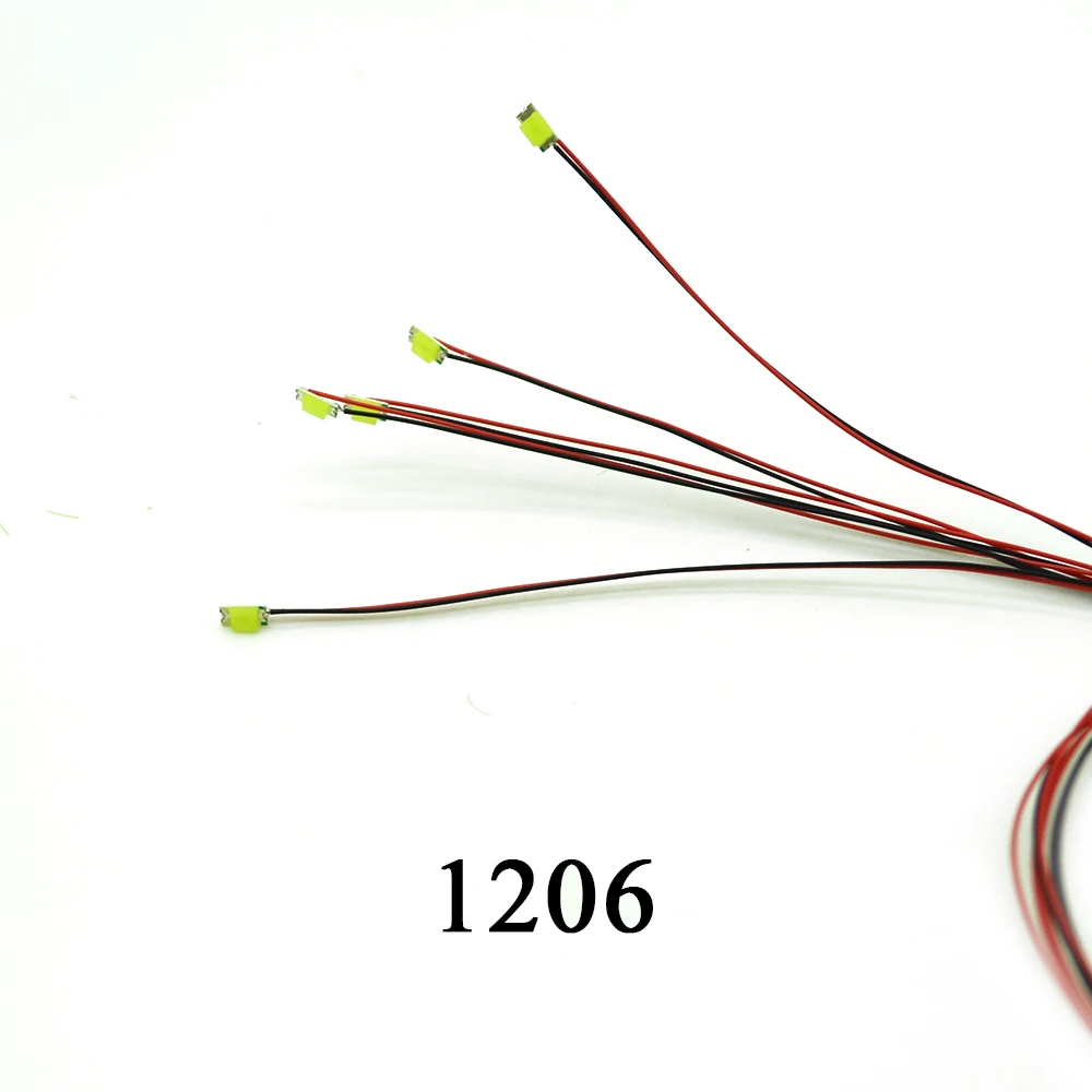 1206 SMD модель поезда HO N OO Масштаб предварительно припаянный micro litz проводной