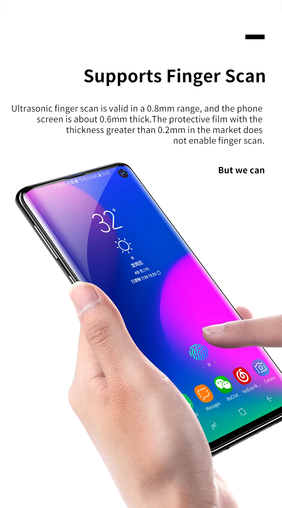 Baseus 2 шт Защитная пленка для экрана для samsung Galaxy S10 Plus без закаленного стекла Передняя Защитная пленка для samsung S10 S 10 S10plus