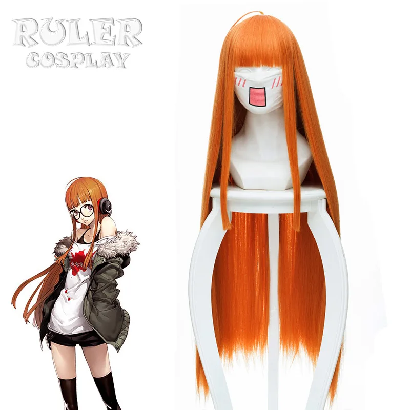PS4 игры персона 5 Futaba Сакура парик Косплэй P5 пантера Anne Takamaki смешанного льняного