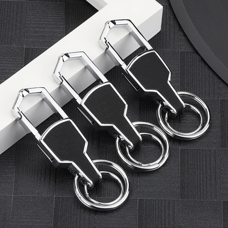 

Keychain Car Key Ring Keyring Motorcycle Keychain Chain Chains Men's Fashion Leather Metal Gift Creative Auto Accessories Sports