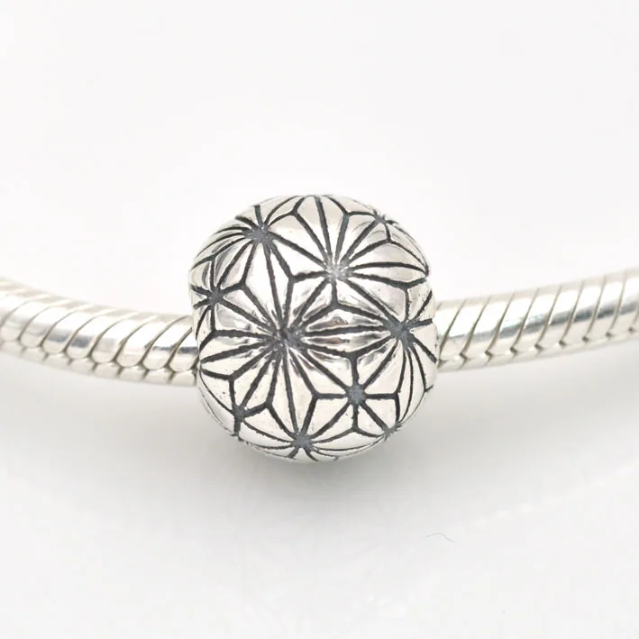 Flower Silver Beads Fits Pandora Bracelet Charms Bead 925 Sterling Jewelry Floating DIY Women | Украшения и аксессуары