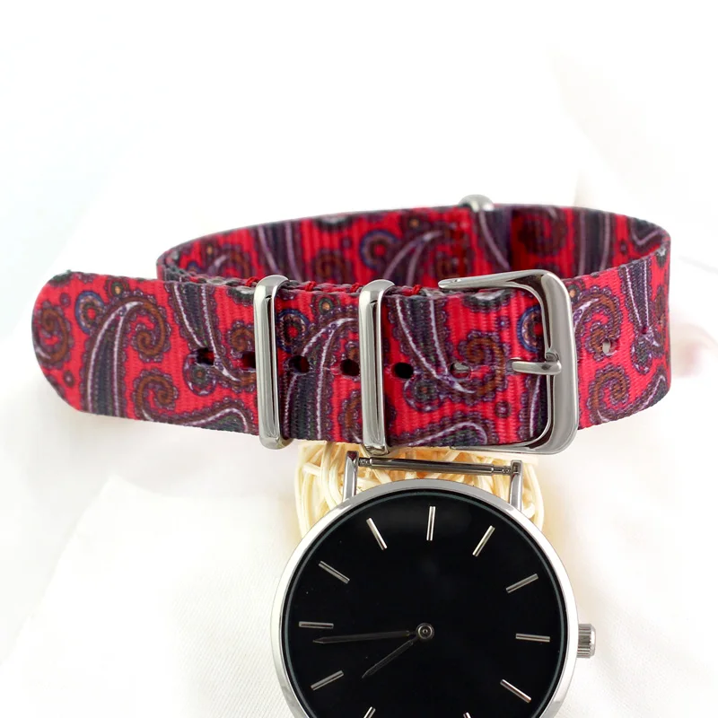 14 Colors Wholesale Heavy Duty Nylon Watchband NATO Strap 20mm 18mm Nylon Replacement Watch Band accessories