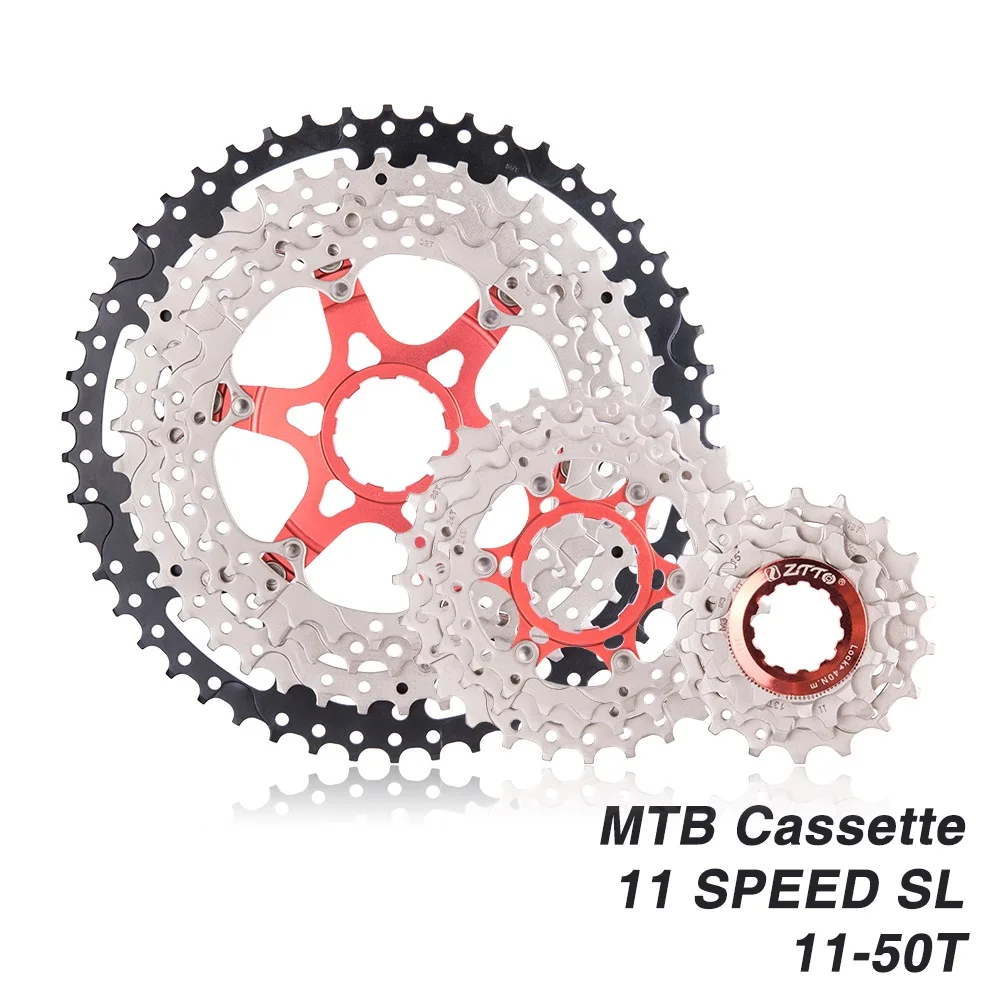 MTB 11 Speed 11-50T SL Cassette Wide Ratio UltraLight 11S Freewheel Mountain Bike Bicycle Parts for SRAM X1 XO1 XX1 m9000