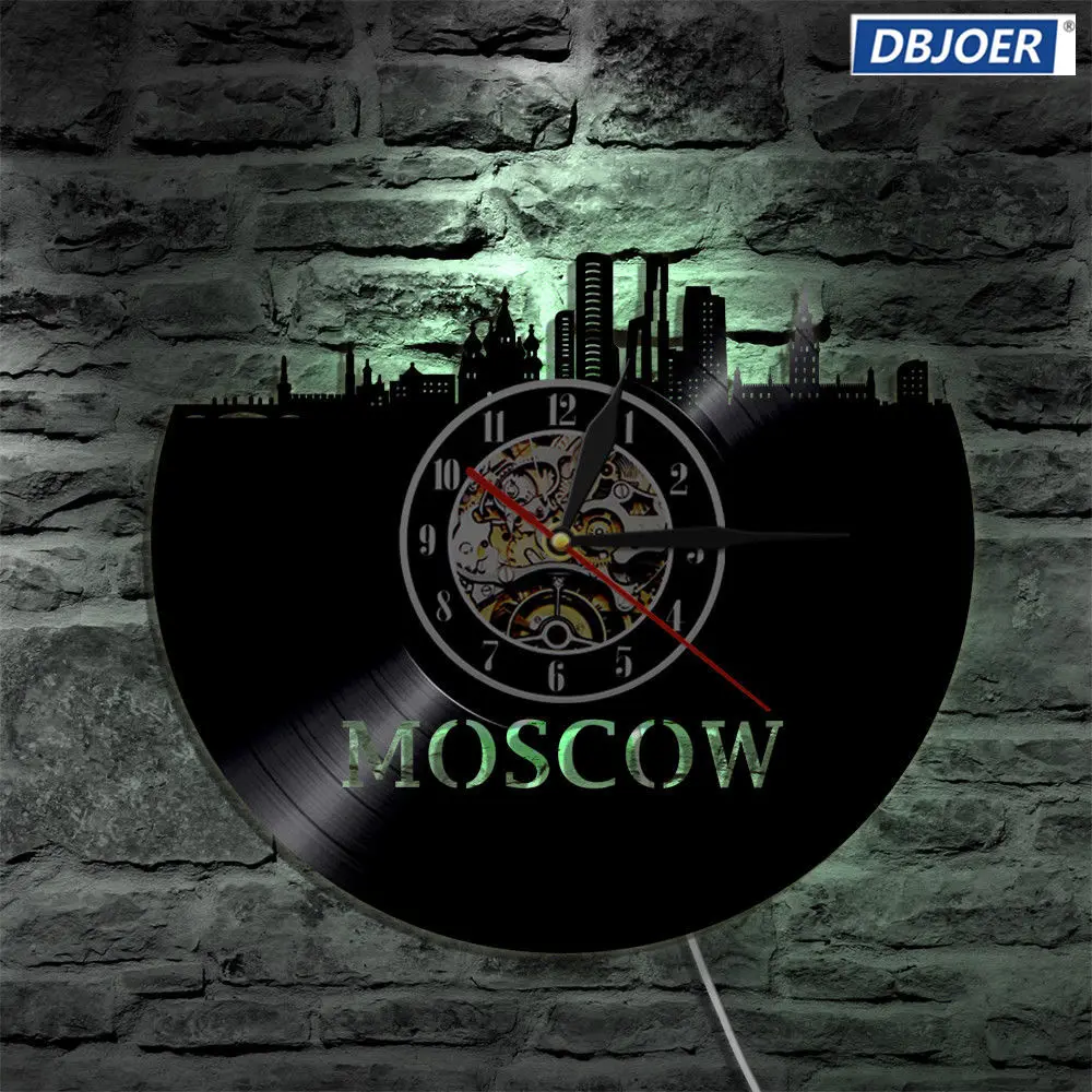Светодиодный светильник из винила в Москву освещение часов меняющий цвет