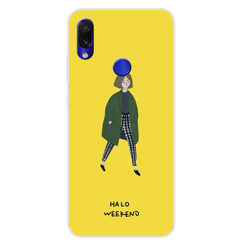 Xiaomi redmi 7 Чехол для xiaomi note Чехлы телефона из термополиуретана милые |
