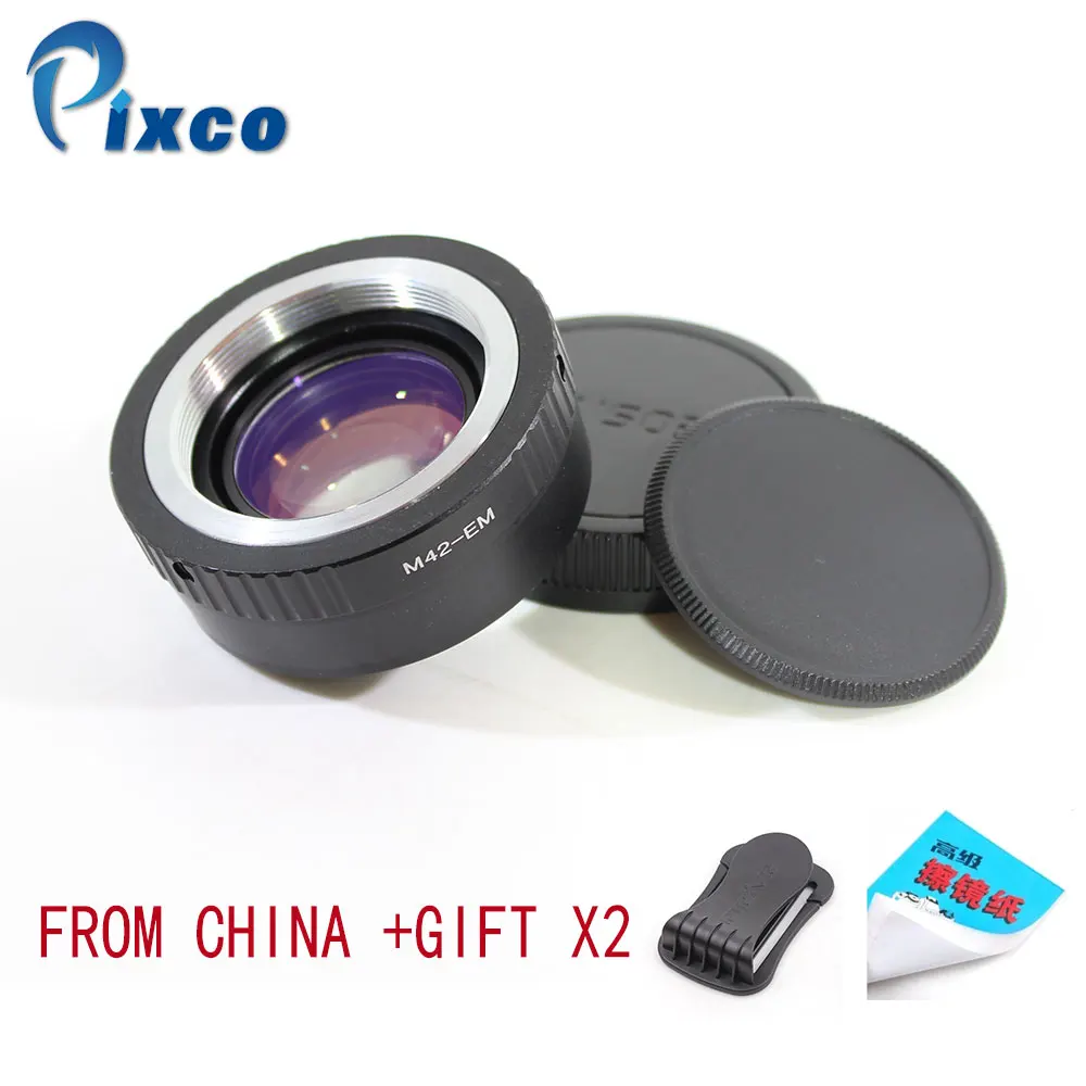 

Pixco For EF-EOS M Focal Reducer Speed Booster Turbo Adapter Suit For M42 Lens to Canon EOS M M6 M5 M10 M3 M2 M for Dropshipping