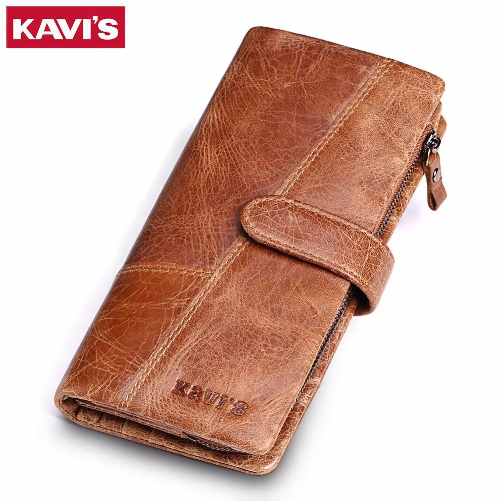 Кошелек KAVIS мужской из натуральной кожи|men leather wallet|men wallet brandsbrand |