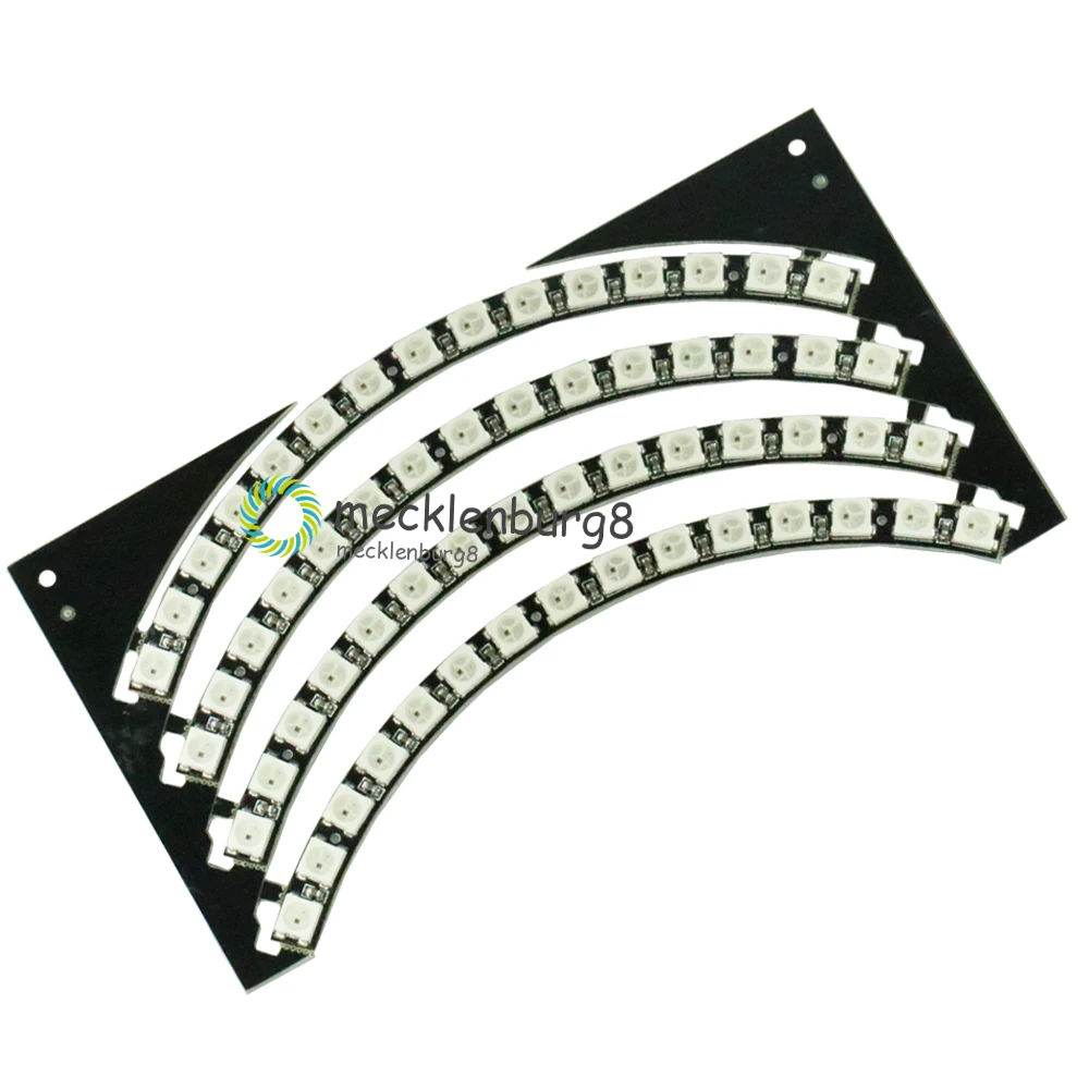 Кольцо настенные часы 60 супер яркий WS2812 5050 RGB LED панель лампа для Arduino | Электроника