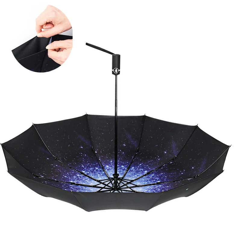 

Зонт женский ветрозащитный, двухслойный, автоматический, складной, складной зонтик