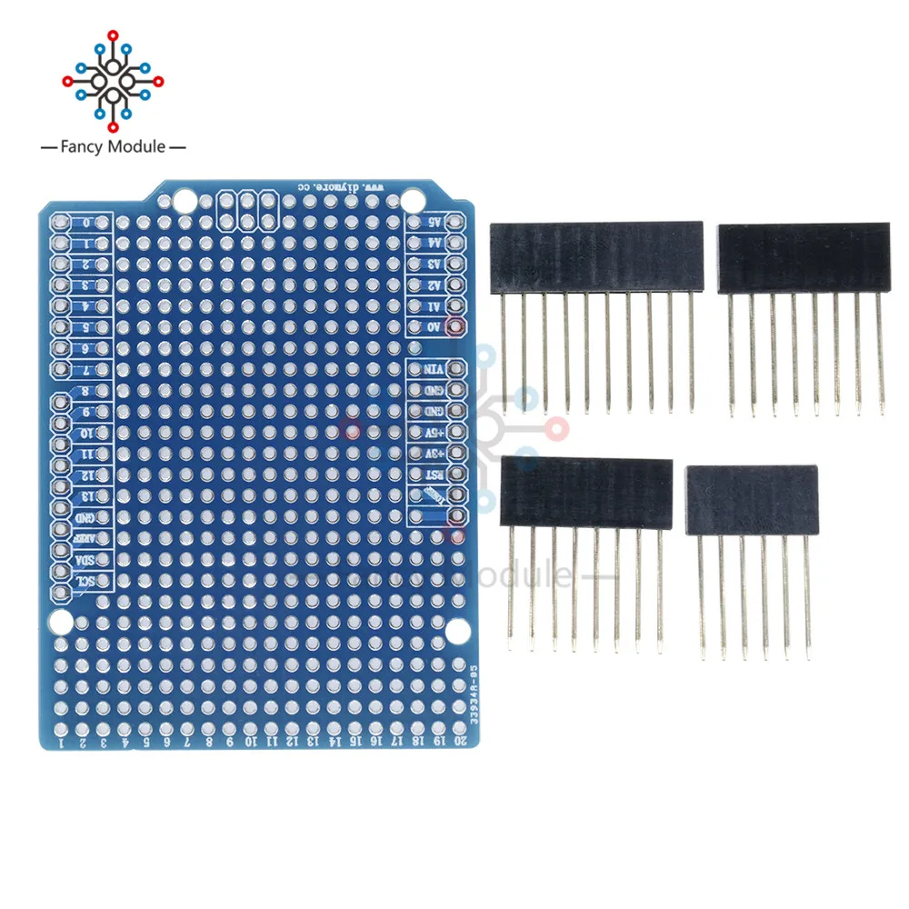 Прототип печатной платы для Arduino R3 ATMEGA328P макетная плата протощит DIY FR-4 шаг 2 54 мм