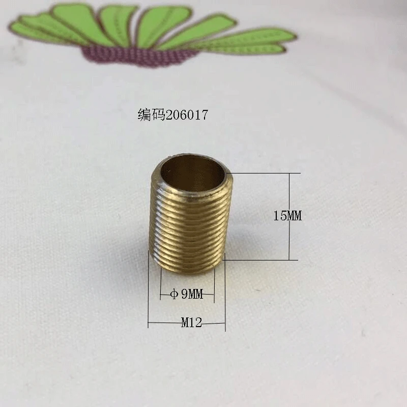 201906 новая Чистая латунная полная трубка зуба M12 до M10 M8 M6 M4 дюймовая зуба|Цоколи