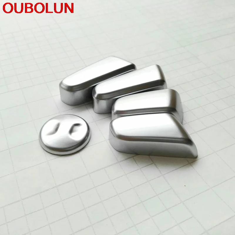 OUBOLUN For KIA Sportage 2016 2017 ABS Seat Chair Button Adjustment Decoration Ring Trim Car Interior Accessories 5pcs | Автомобили и