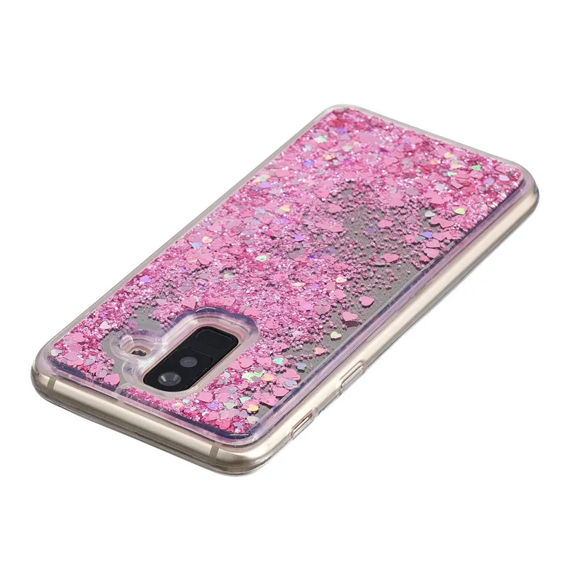 For Samsung A6 2018 Case Galaxy A6Plus Liquid Glitter Silicone Transparent Phone Cases Plus |