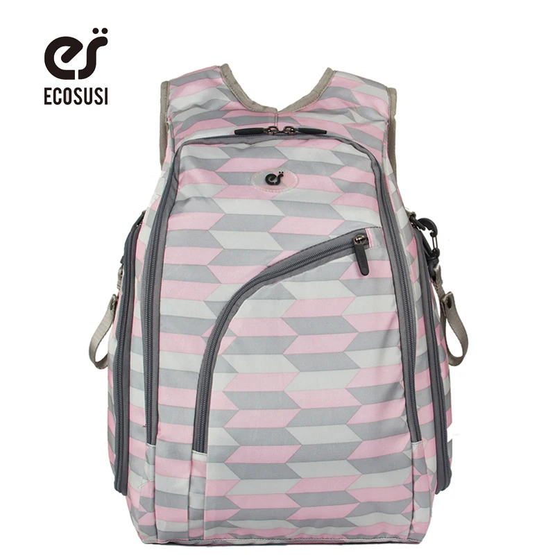 ECOSUSI бренд нейлоновый с принтом рюкзак Для женщин Симпатичные Рюкзаки Винтаж