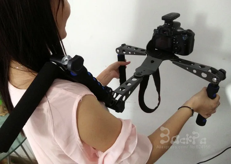 DSLR установки плечевая Поддержка стенд стабилизатор для Canon s0ny DV GH3 5D Mark II 5D Mark III 6D 7D d300S D7000 D610 DSLR Камера