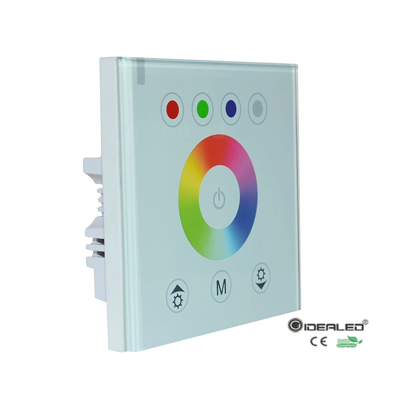Для домашнего использования черный Сенсорная панель rgb led контроллер 12A для детей