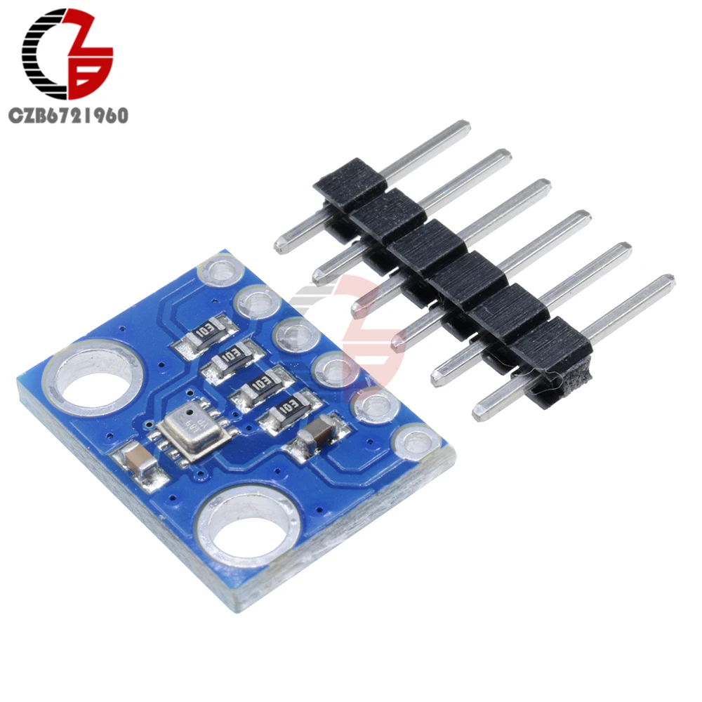 Цифровая плата датчика атмосферного давления BMP280 Swap IIC I2C SPI BME280 3 В синяя|Датчики