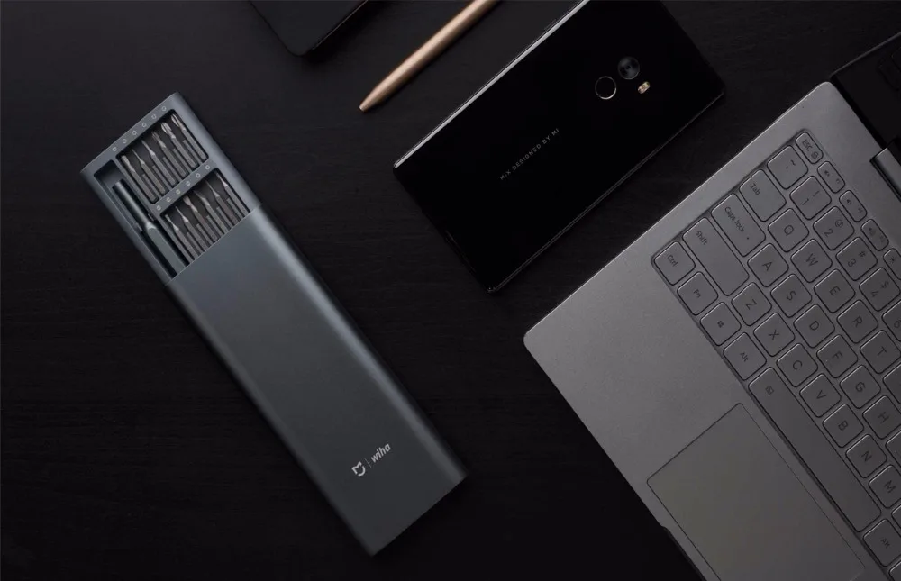 Набор отверток Xiaomi Mijia Wiha 24 высокоточные магнитные биты ручка из алюминиевого сплава Антикоррозийные инструменты Wiha DIY