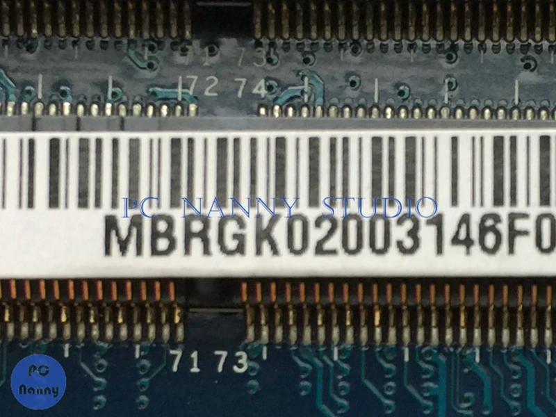 Материнская плата PCNANNY MBRGK02003 P5WE0 LA 6901P для ноутбука ACER Aspire 5750 MB.RGK02.003|laptop