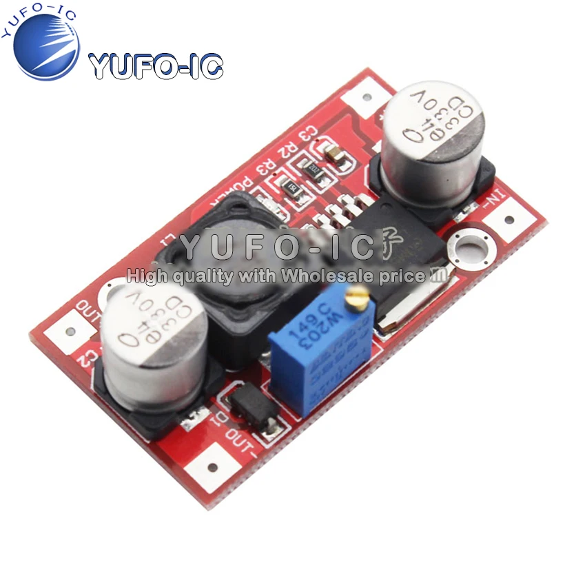 Регулируемый источник питания LM2577 DC-DC, высокоэффективный Повышающий Модуль с индикатором работы