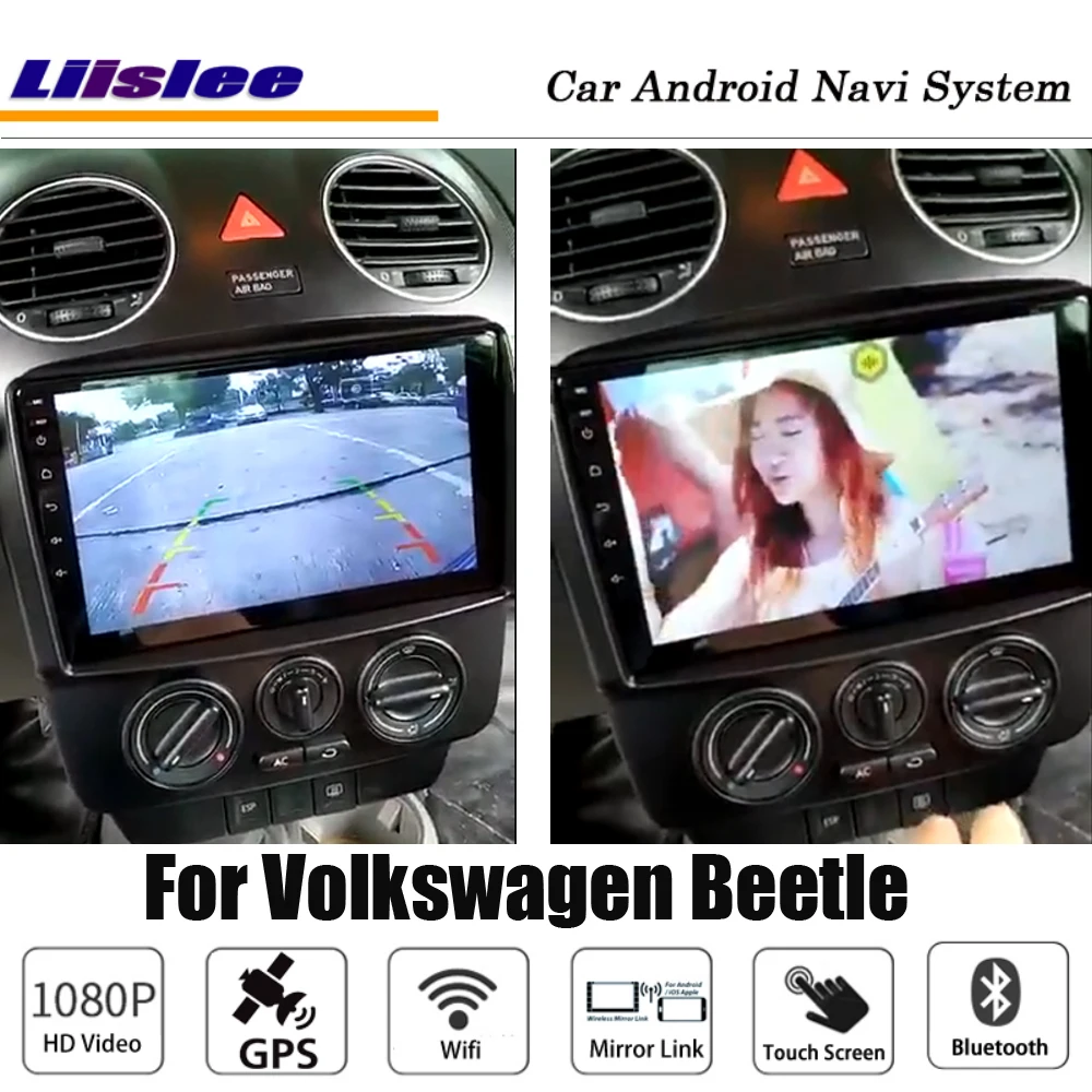 Liislee Android 8,1 up для Volkswagen Beetle 2003~ 2010 стерео Carplay экран без dvd-плеера карта gps навигация Мультимедийная система
