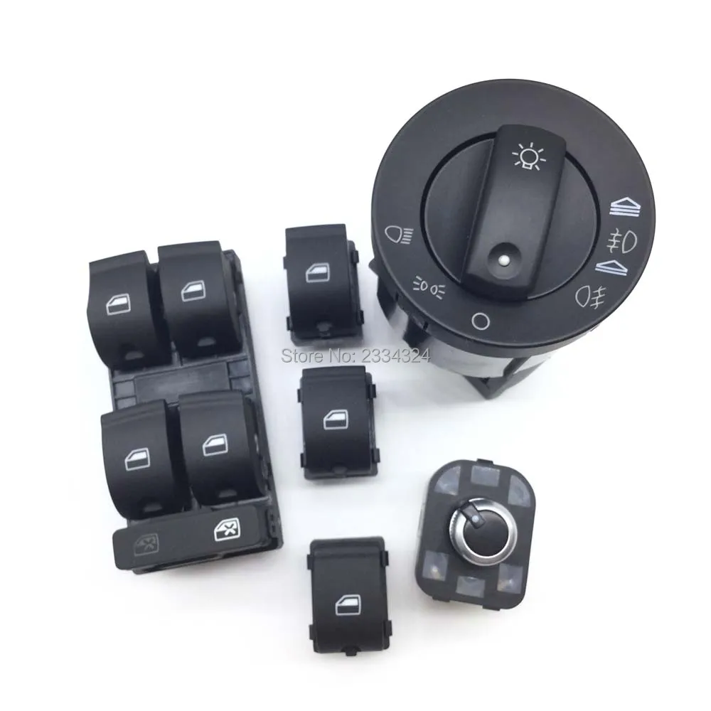 Кнопка переключения стеклоподъемника для AUDI A4 S4 B6 8E0 959 855 851 941 531A 4F0