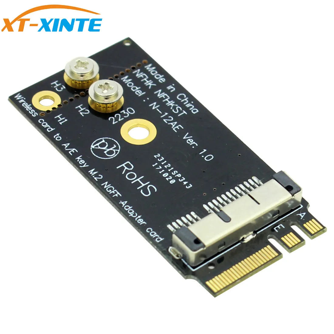 XT XINTE BCM94360CS2 BCM943224PCIEBT2 A/E ключ адаптер карты Модуль 12 + 6 Pin беспроводной Wi Fi скорость