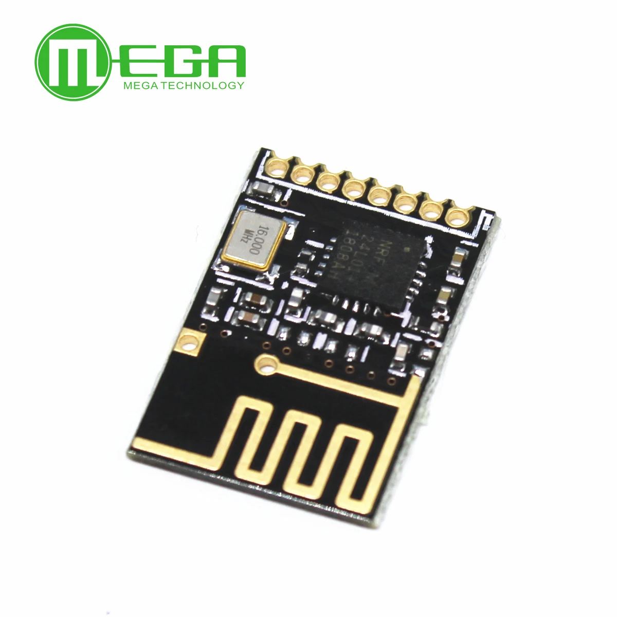 

10pcs Mini NRF24L01 + 2.4GHz 1.27MM RF Wireless Module Mini Version Power Enhanced Version SMD Receiver Transceiver Board 5V