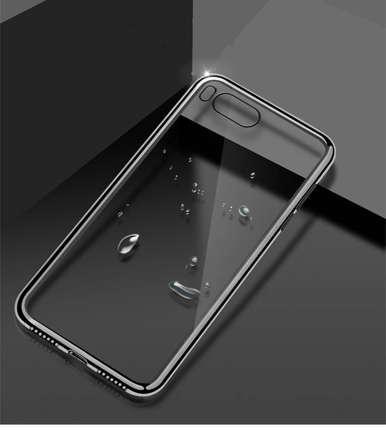 URSHINE Cover for Global ROM Original Xiaomi Mi6 Mi 6 Soft TPU Plating Colored Protective Case M6 Accessories |