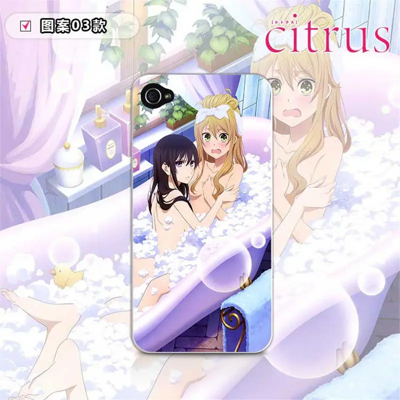 Чехол для телефона в стиле аниме цитрусовый Айхара юзу Мэй чехол iPhone Samsung Huawei 456789 X