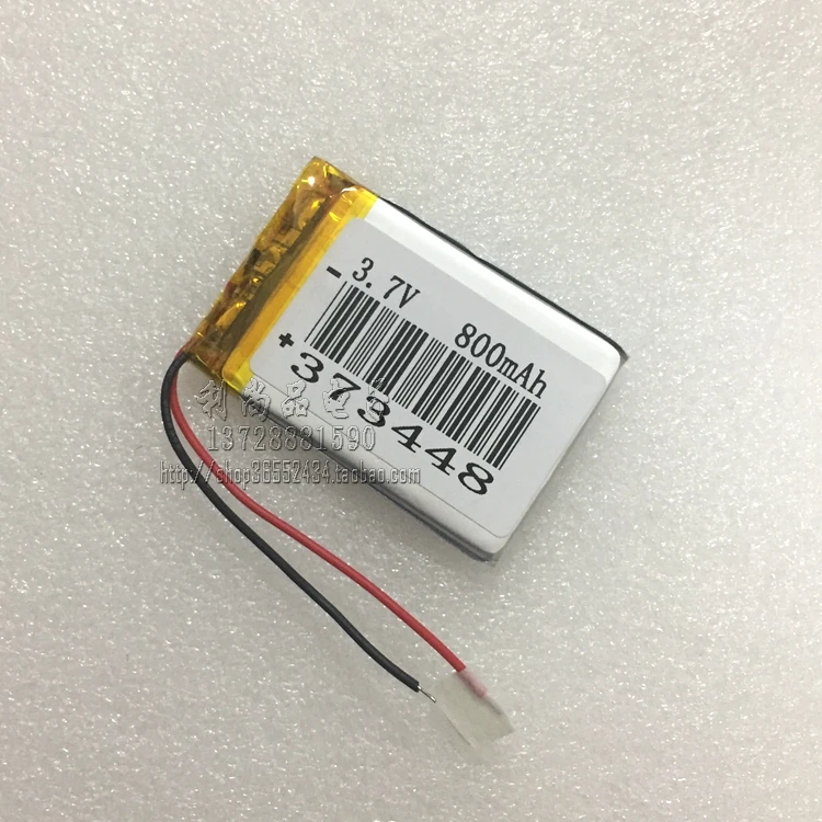 

3,7 В 800 мАч полимерный литиевый аккумулятор MP3 GPS навигация рекордер 373448