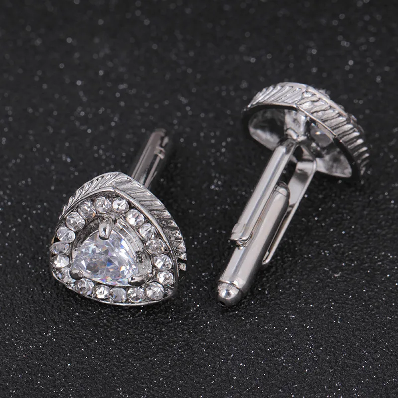 Men's Cufflinks Exquisite Luxury Jewelry Clothing Accessories Shirt Dinner Wedding Dress Sleeve Beauty Glass 5.14 | Украшения и