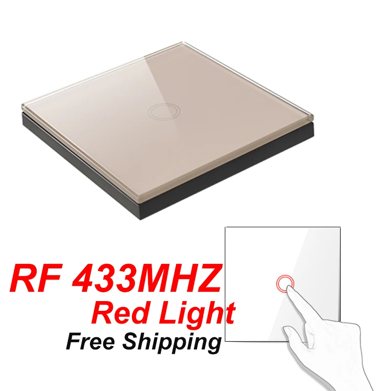 Беспроводной сенсорный Smart Switch общий дом модификация Diy Запчасти с 433 mhz
