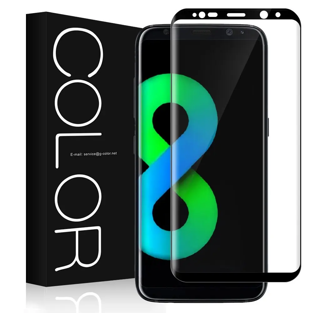 Взрывобезопасное закаленное 3d стекло для Samsung Galaxy S8 plus note 8 9H полноэкранная