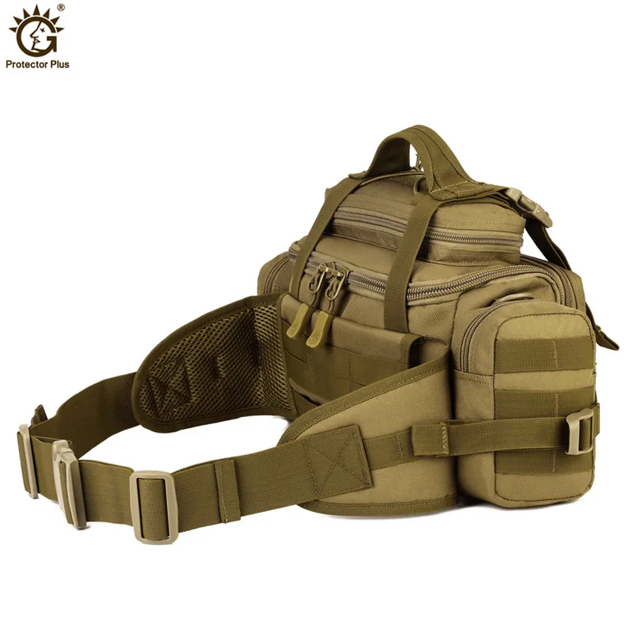 900D Military Tactical Back Pack Waist Pack Male Fanny Pack Molle Bag Anti-tearing Nylon Belt Pocket Hunting Waist Bag