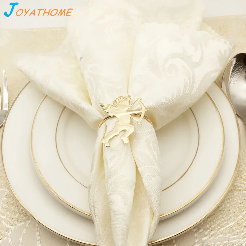 Joyathome High End Купидон кольцо для свадебных салфеток держатель Салфетка коврик
