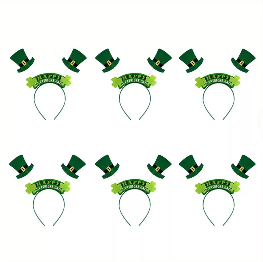 

20*15com Decorative Party Headband Irish Beer Festival Hair Accessories for St.Patrick's Day