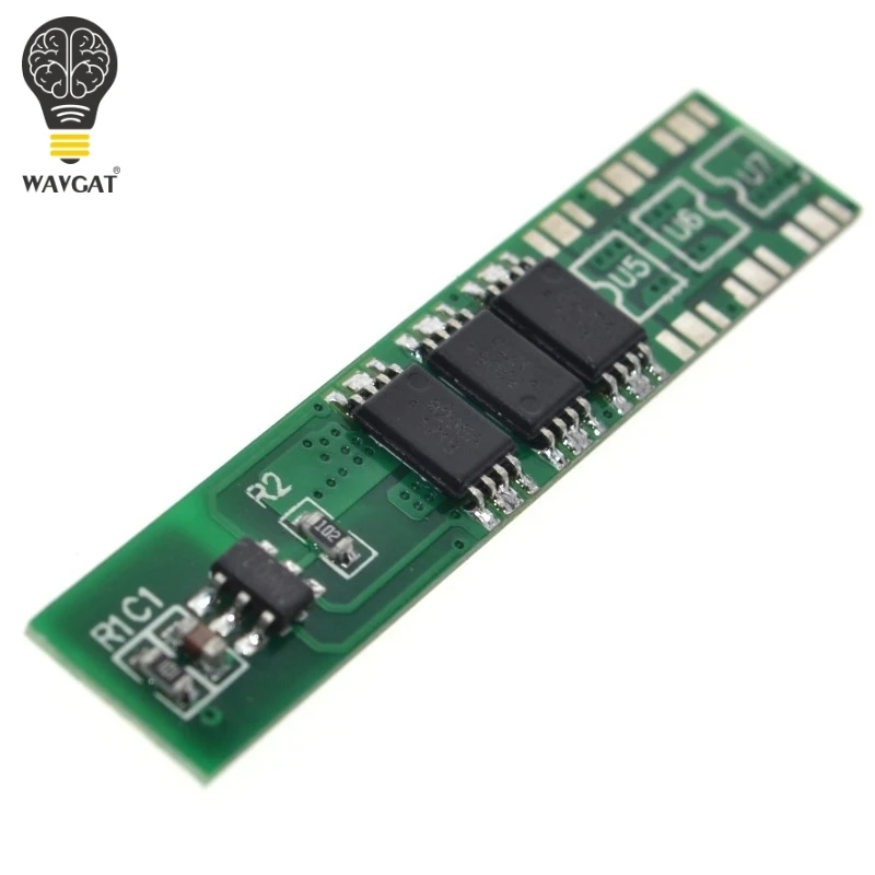 Защитная плата SUQ 1S 5A 3 7 V li ion BMS PCM для литий ионного аккумулятора 18650|Интегральные