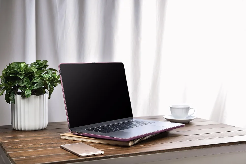 Тонкий Премиум-класса из искусственной кожи ноутбук чехол для Macbook Pro 13 A1706 A1708 A1989 Pro 15 A1707 A1990 защитная оболочка