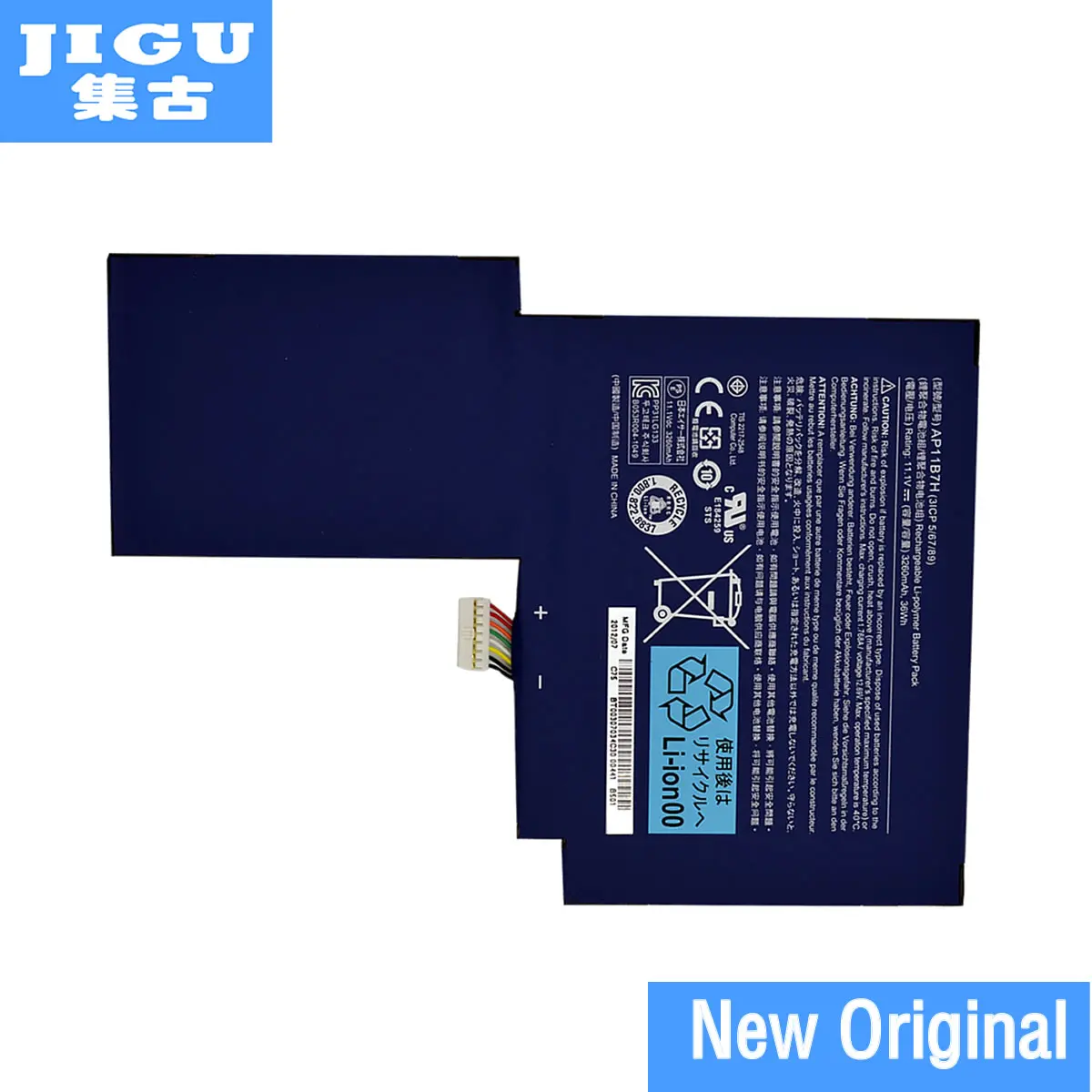 JIGU AP11B3F BT.00303.024 AP11B7H BT.00307.034 аккумулятор для ноутбука acer Iconia W500 W500P